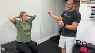 Seated thoracic side bending