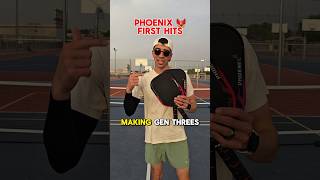 Warping point phoenix FIRST HITS 🐦‍🔥 #pickleballpaddle #pickleballplayers #pickleball #FYP #phoenix