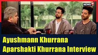 Ayushmann Khurrana & Aparshakti Khurrana Interview by Rajeev Masand