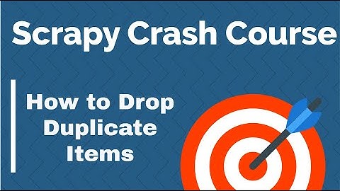 Scrapy Toturial : How to Drop Duplicate Items in DataBase [6] | Scrapy | Python | in Urdu/Hindi