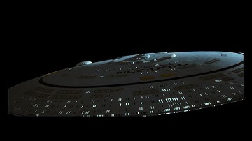 Enterprise D Color Graded Like In Generations - Lightwave 3D