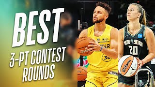 Steph Curry \& Sabrina Ionescu BEST 3-Point Contest Rounds 🔥🏆