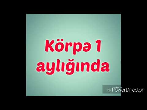 Yenidogulan körpeler (1 aylıq körpənin inkişafı)