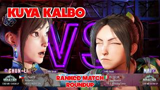 Kuya Kalbo SF6 Ranked Match Roundup. Chun Li Master Rank [Hori Fight Stick]