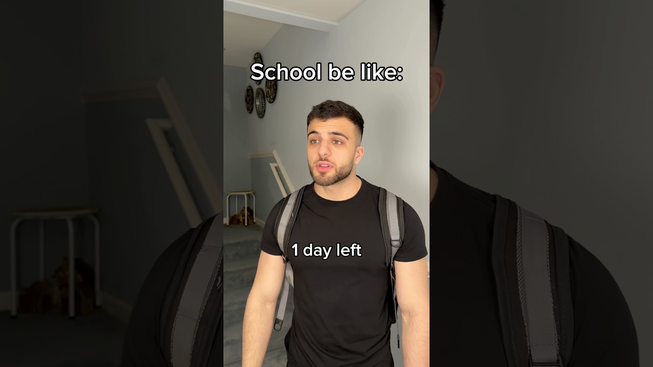 School be like…