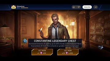Constantine Legendary Chest Opening | Injustice 2 Mobile