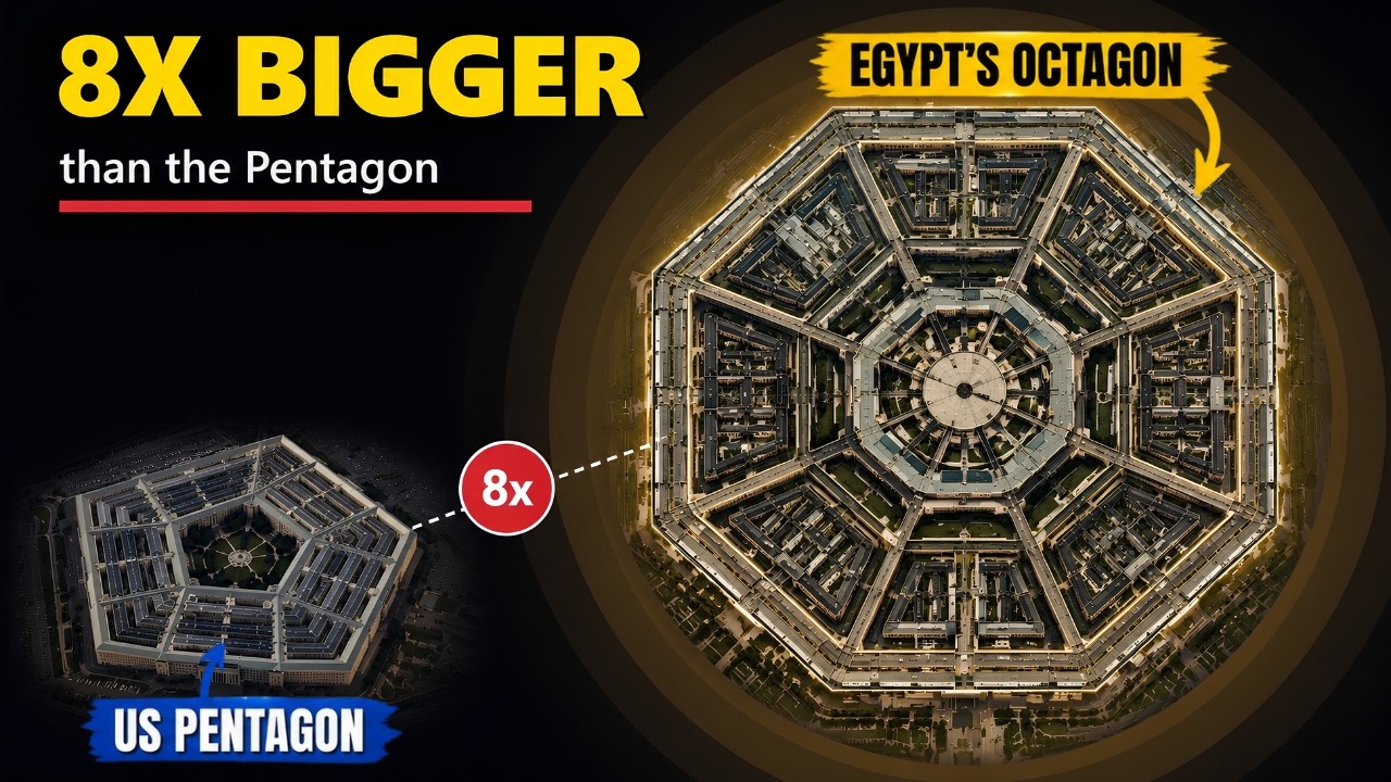 Egypt Built a Pentagon 8x Bigger.| What They're Hiding?