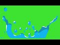 Best 12 splash water elements effect green screen  by green pedia