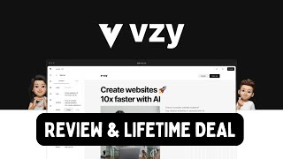 Vzy Review & Lifetime Deal | Best AI Website Builder in 2025 | Full Walkthrough & Demo