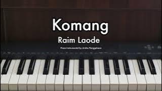 Komang - Raim Laode | Piano Karaoke by Andre Panggabean