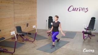 How to Do an Alternating Lunge Jack Exercise | Leg Exercises - Women's Workouts | Curves