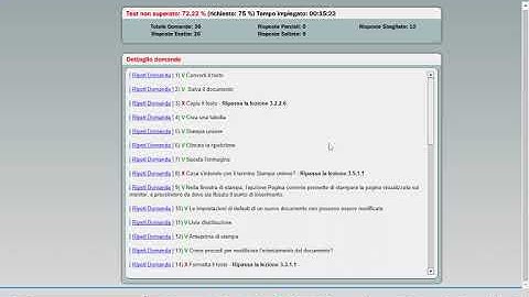 Simulazione ICDL / nuova ECDL - Modulo Word processing #1
