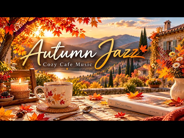 Autumn Coffee Jazz LIVE ☕🍂 | Cozy Jazz Music for Work, Study & Relax | 24/7 Live Stream