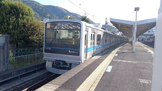 小田急3000形(リニューアル車) 発車シーン① 新松田駅4番線にて