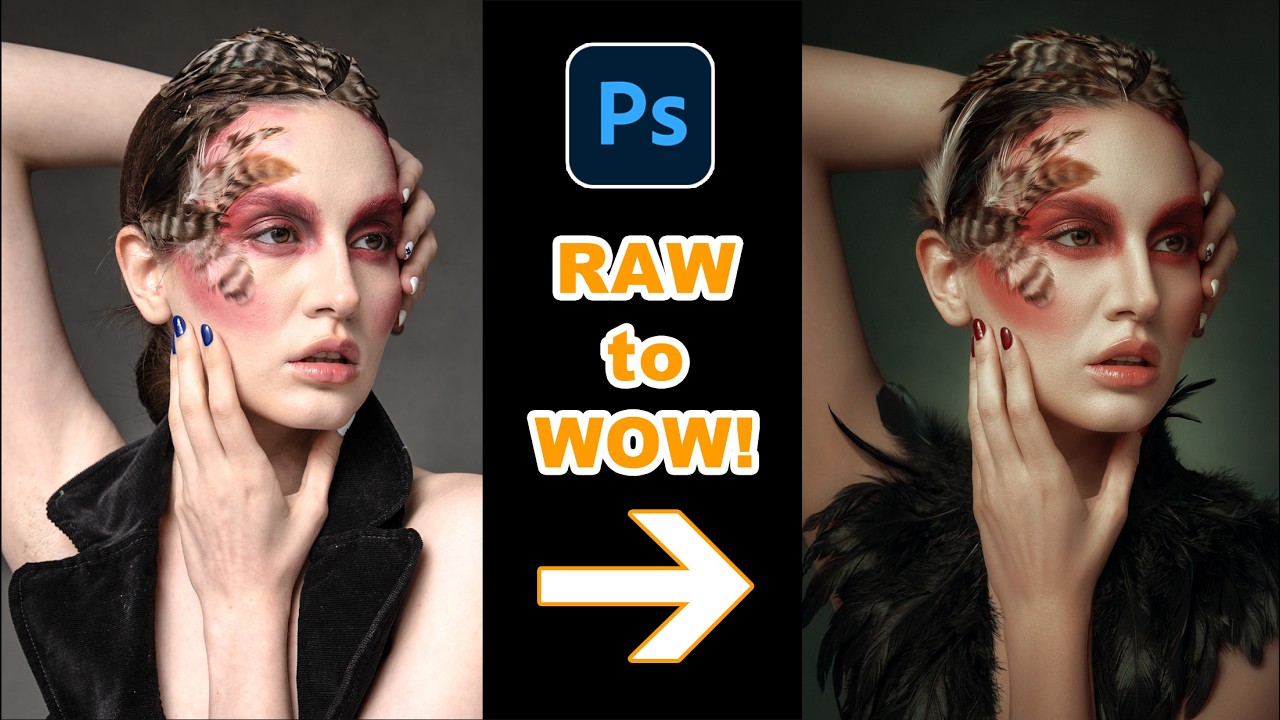 RAW to WOW! Dramatic Portrait Retouching in Photoshop