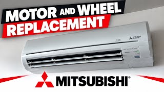 Mitsubishi Ductless Running Loud? | Motor & Wheel Replacement Time!