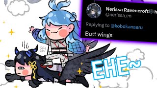 Nerissa gave Kobo a ride on her back