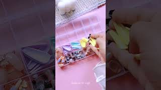 Unboxing & organizing artificial nails #asmr #shorts #youtubeshorts screenshot 1