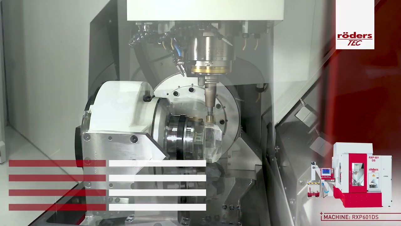 KAMI Roeders 초정밀 광학 가공 | 석영 프리즘 quartz prism 2초 오차 이내 | Roeders RXP | 연삭·측정 동시 가공 (no.25023)