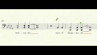 Water Night Bass Part WORDLESS MIDI (Choir Aahs)