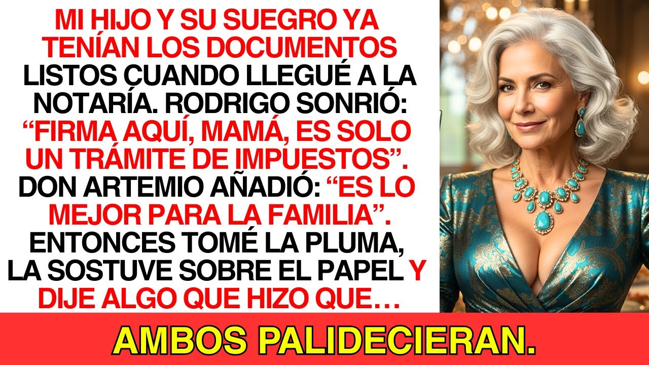 Mi Hijo Intentó Quitarme La Casa En La Notaría… Pero Nadie Esperaba Lo Que Pasó