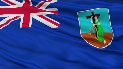 Waving National Flag of Montserrat | Motion Graphics - Videohive template