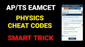 Eamcet cheat code|crack eamcet without knowledge physics|eamcet tips&tricks #apeamcet2022 #tseamcet
