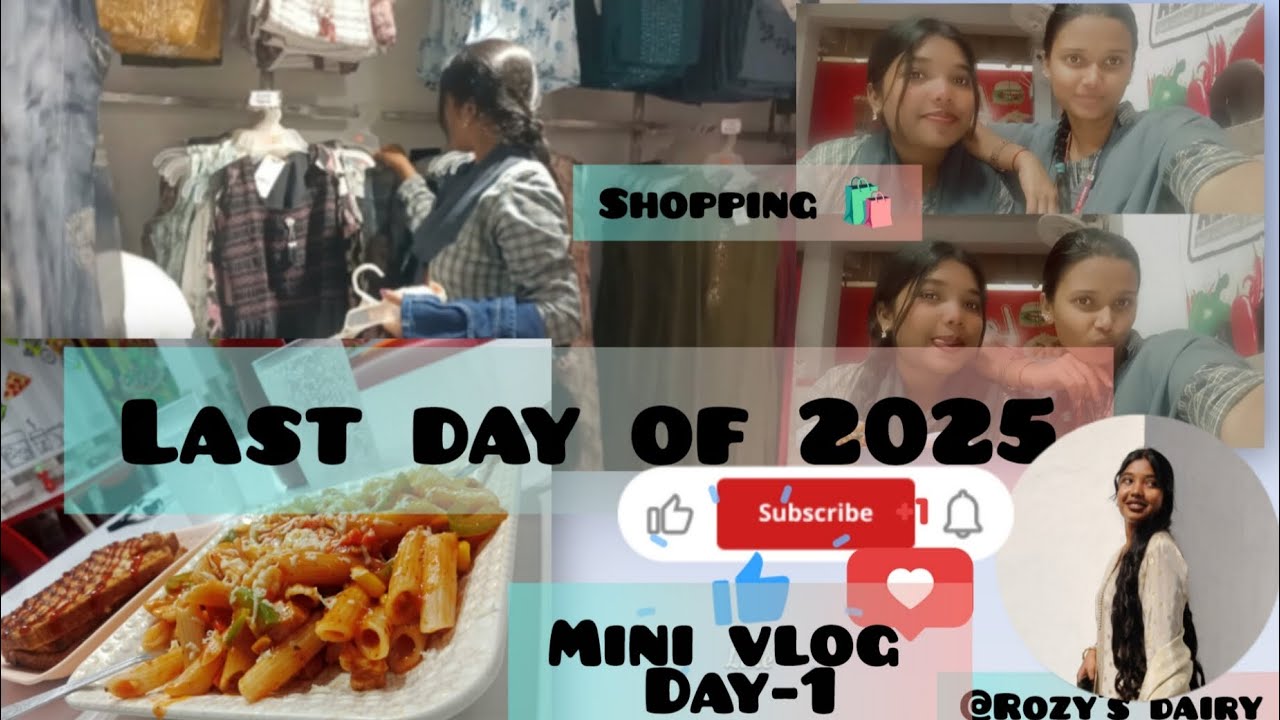A Day in my life 💖 last day of 2025 ✨ / finished exam 🤩