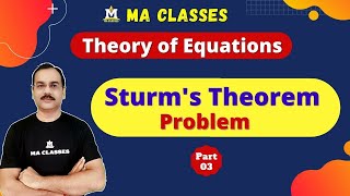 Problem on Sturm's Theorem | Theory of Equations |