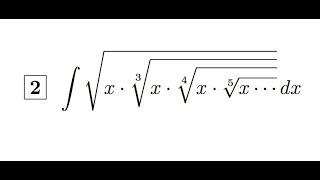 Shawcademy - MIT Integration Bee 2018 - Problem 2