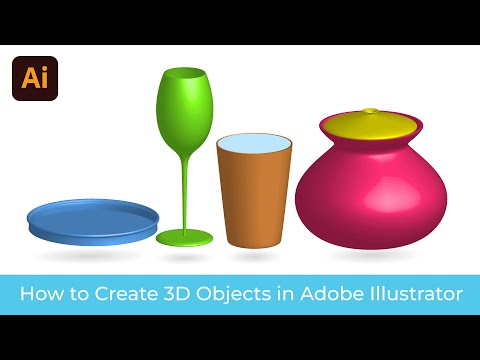 How to Create 3D Objects in Adobe Illustrator | graphllly 93