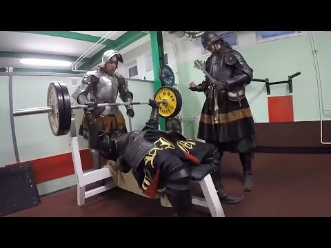 Modern knights in sport gym! Funny video by masters of medieval fencing! @M1GlobalWorld