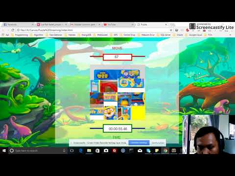 HTML5 Puzzle Game With Canvas
