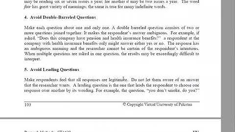 Research methods sta630 short lectures || Lec 23 || sta630 vu lectures || sta630 vu short lectures