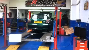 Audi A3 1 8T 300 BHP R TECH Remap Flames Popping & Banging !