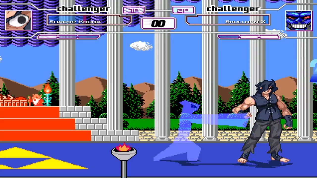 [М.U.G.Е.N] − Shadow Kouma (me) vs Skullman X