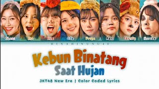 JKT48 - Kebun Binatang Saat Hujan (New Era Ver.) | Color Coded Lyrics