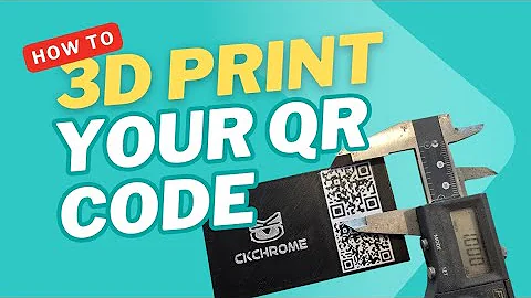 How to 3D Print a functional QR code step by step FREE