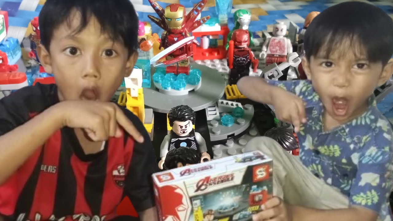 Unboxing,Review & Rakit Lego KW Set lab ironman/Toni stark!!!💥Harga nya murah banget guys