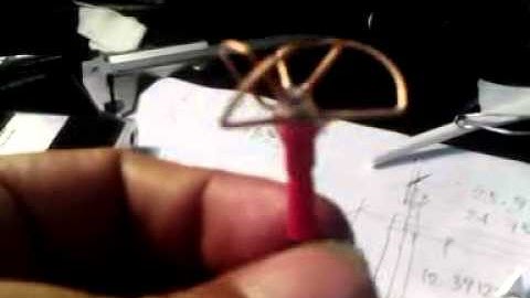 My homemade clover leaf antenna, this i wanted as acturate as posible