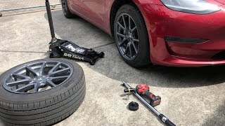 How i change out a wheel on my model 3. support channel by using
affiliates links. used this milwaukee m12 fuel stubby 1/2-in impact
wrench to quickl...