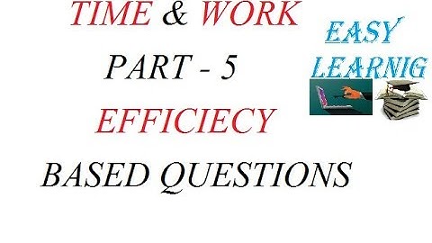 Shortcuts to Solve Time and Work Problems || Part - 5 || Hindi-urdu