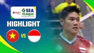 Highlight SEA VLeague 2023 Vietnam VS Indonesia 1 - 3
