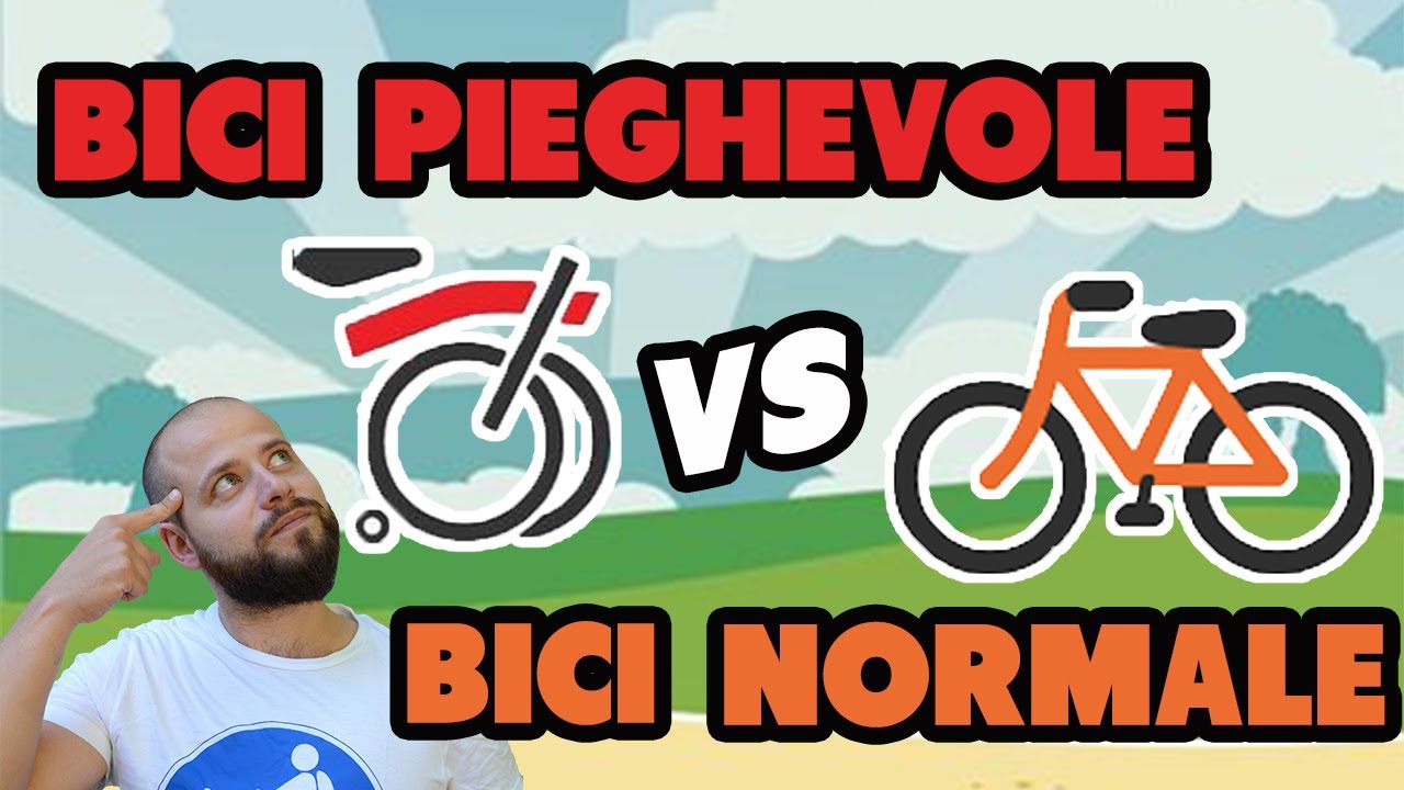 Bici pieghevole Vs bici normale - Tricycletta