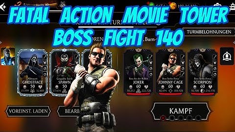 Mk mobile fatal action movie tower boss fight 140 one shot 3 times friendship 