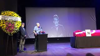 Civan Canova Cenaze Töreni Metin Belginin Konuşması