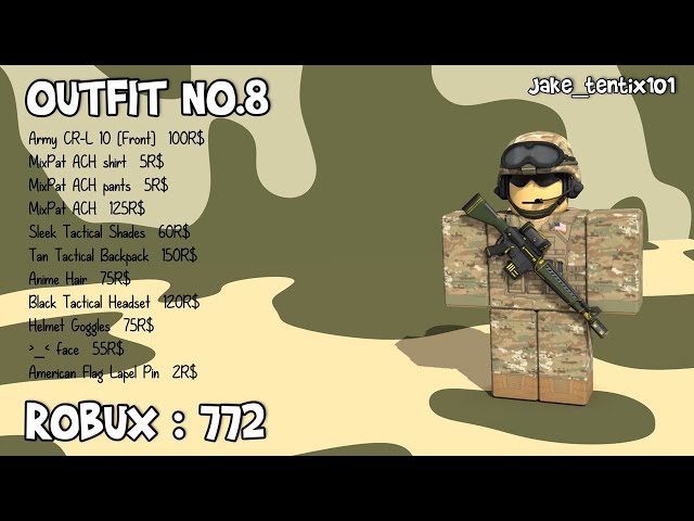 Military Outfits – Roblox Outfits