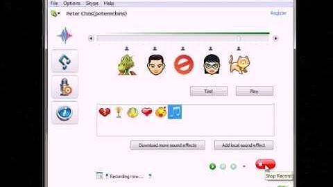 How to configure Skype Voice Changer to change voice pitch and save a record of Skype calls