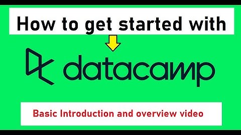 Get started with DataCamp. Introduction and overview of #Datacamp.