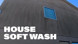 Soft Washing a Moldy Stucco Home + Driveway Cleaning screenshot 4